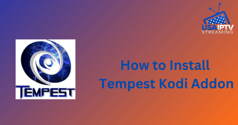 How to Install Tempest Kodi Addon